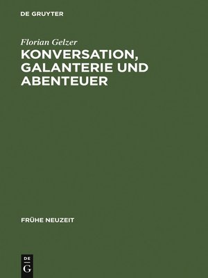 cover image of Konversation, Galanterie und Abenteuer